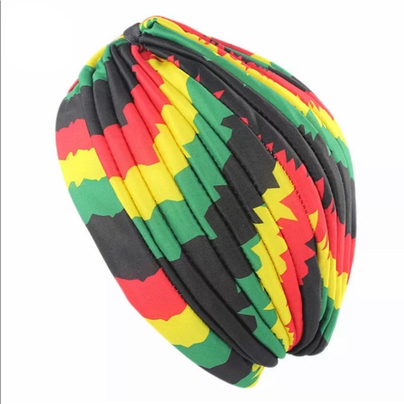 WomenTurbanHijabCap Wrap Stretch Hat - Picture 2 of 9